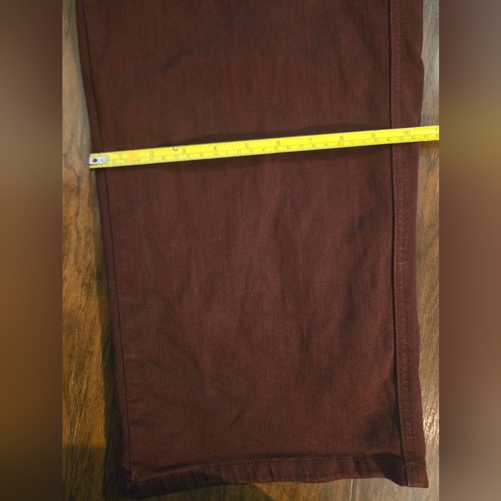 Judy Blue Dark Red Garment Dyed Wide Leg Pant 11/30 - Picture 9 of 9